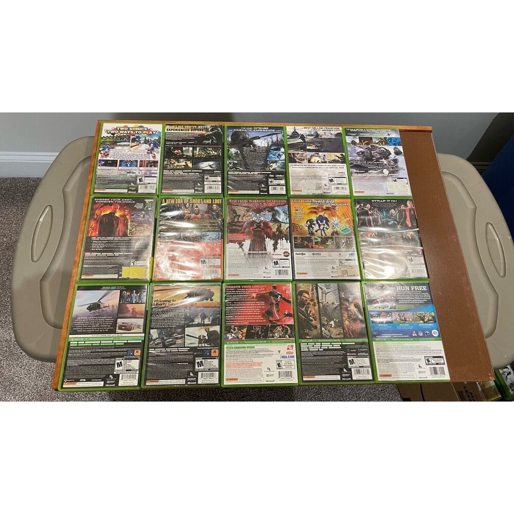 Xbox 360 Video Game Lot Bundle of 34 Microsoft Sports Fantasy Action CIB - Picture 2 of 14